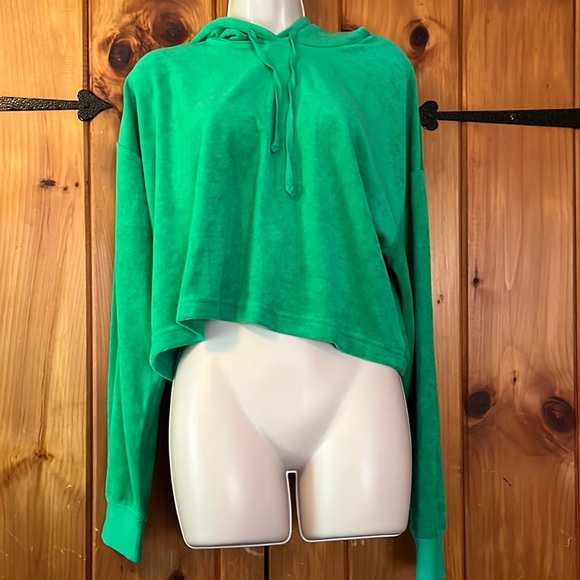 Juicy Couture Green Terry Hoodie - Picture 1 of 4